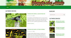 Desktop Screenshot of informacionsobreanimales.com